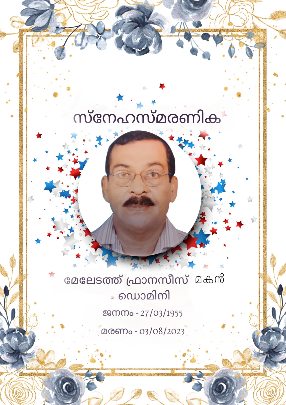 DOMINIC FRANCIS MELEDATH